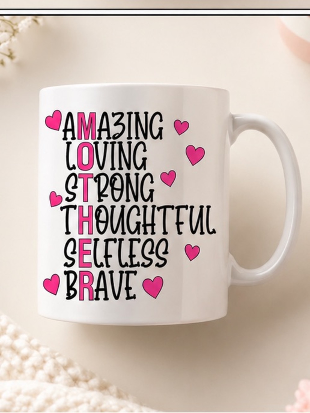 Custom Mom Coffee Mug Gift Made to Order Personalized mom Mug Cute Gift Idea